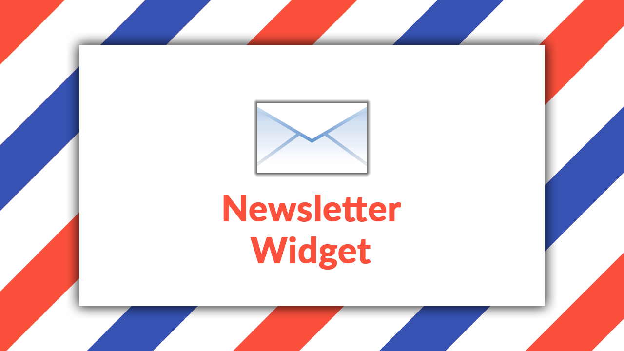 Newsletter Widget